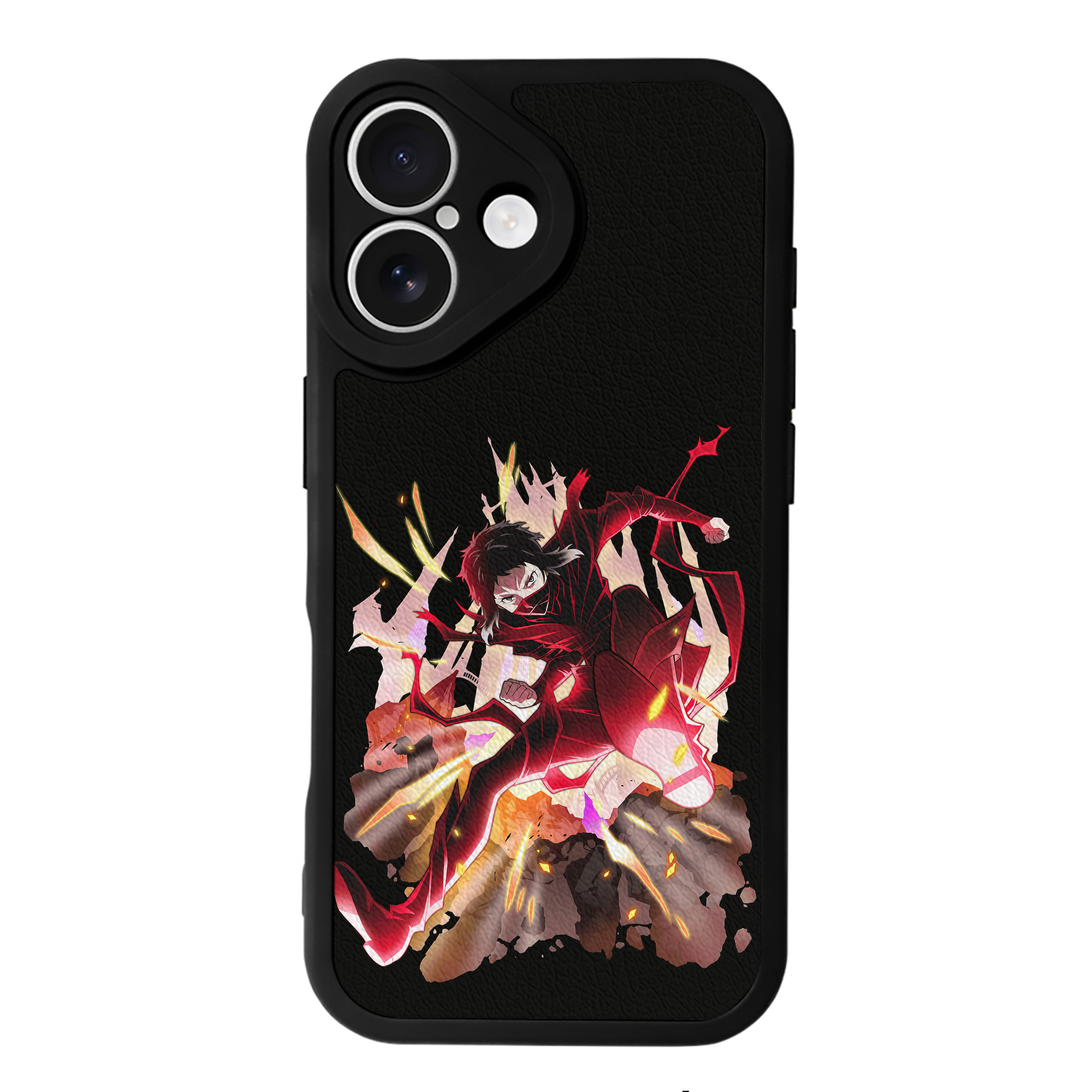（画像用） 文豪ストレイドッグス Bungo Stray Dogs 【iPhone 16シリーズ対応】シリコンスマホケース（レザー調） 材質：シリコン